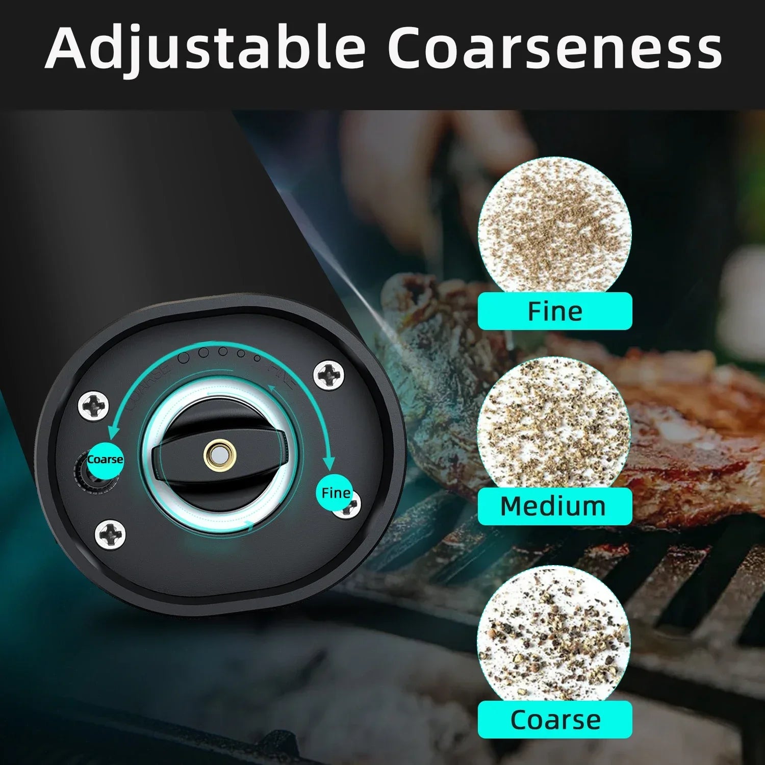 Electric Pepper and Salt Grinder